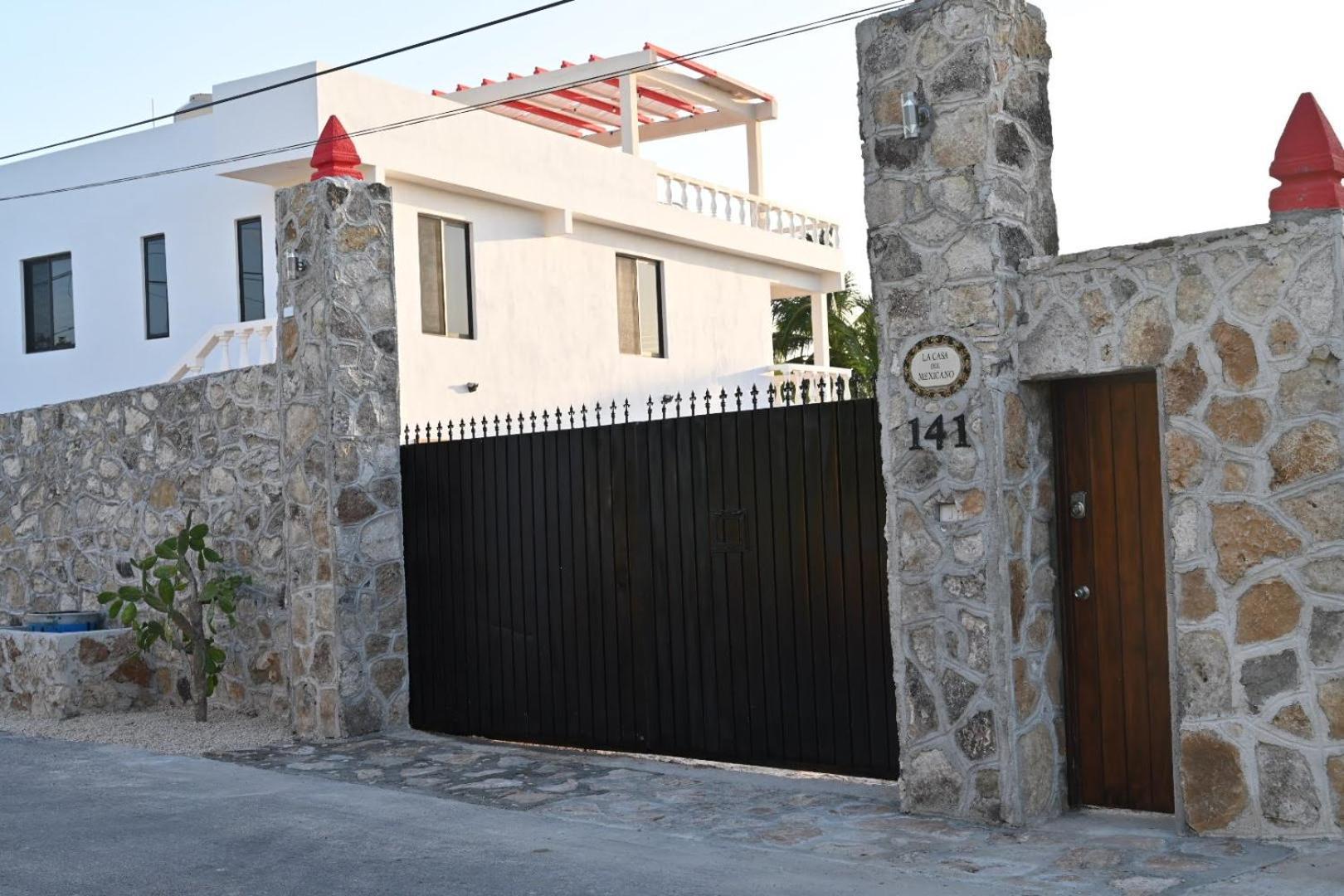 La Casa Del Mexicano Селестун Экстерьер фото